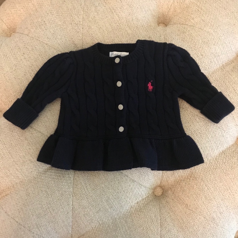 3m Navy, Ralph Lauren Sweater. EUC